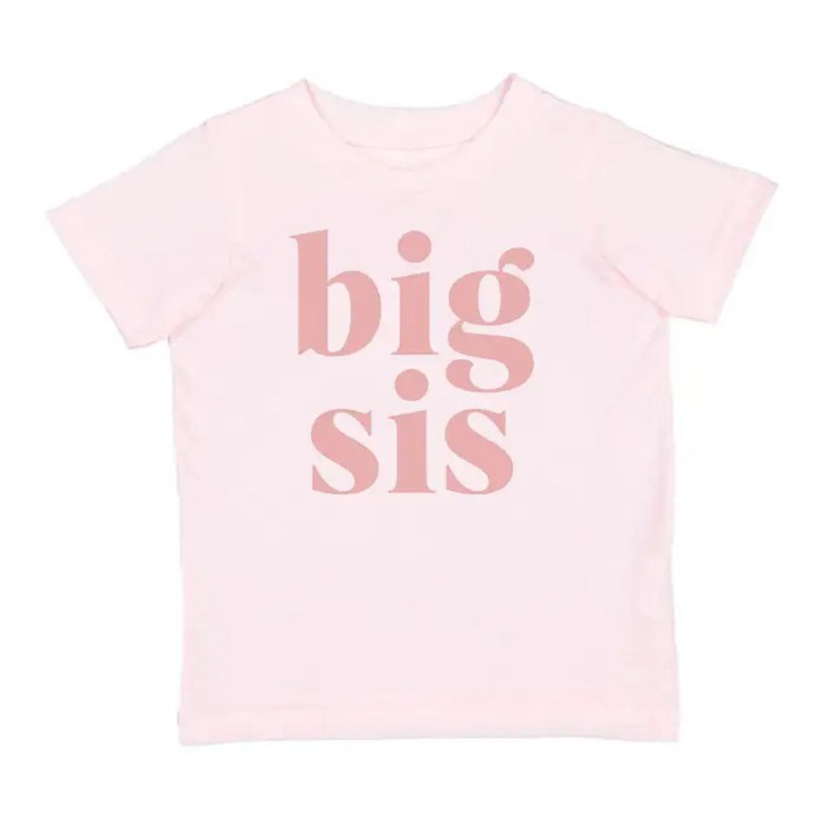 Big Sis Short Sleeve Shirt-TOPS-Sweet Wink-Joannas Cuties