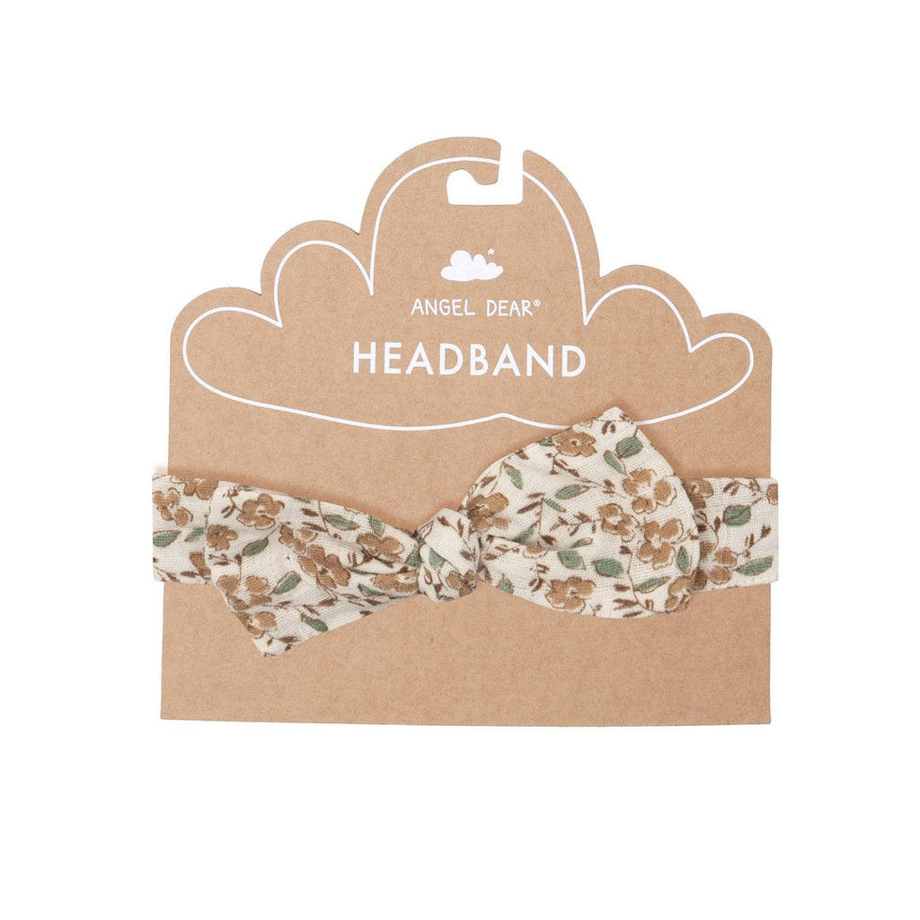 Headband - Bitty Brown Floral