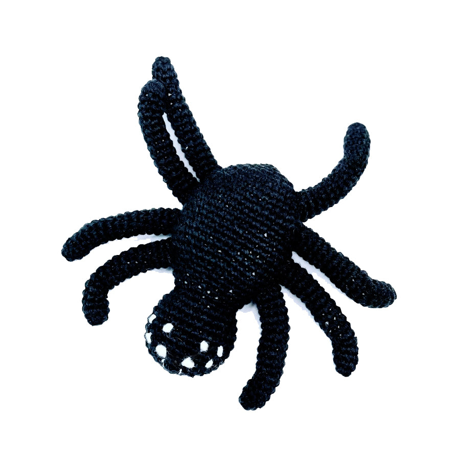 Black Spider Rattle-RATTLES-Pebble-Joannas Cuties
