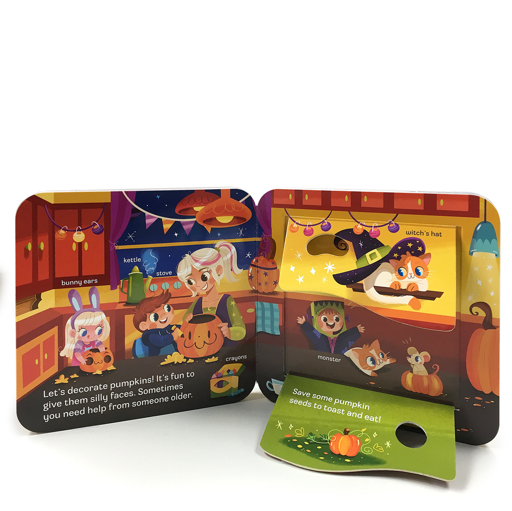 Boo Lift-a-Flap Halloween Board Book-BOOKS-Cottage Door Press-Joannas Cuties