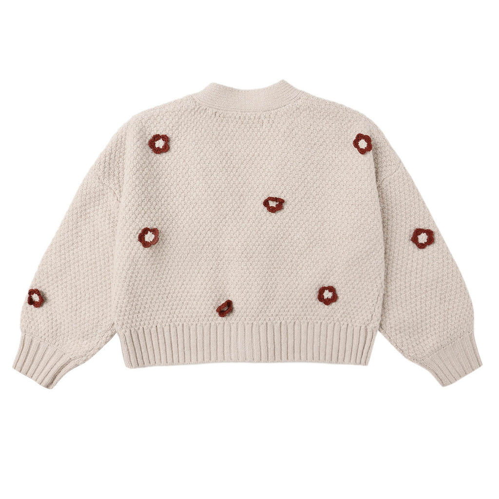Boxy Crop Cardigan - Ruby Daisy