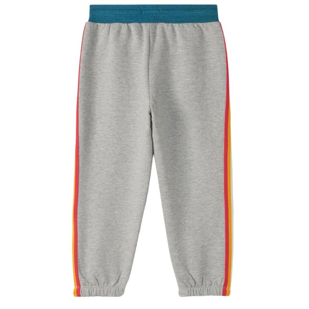 Boys Athletic Grey Baggy Track Pants