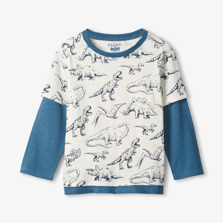 Boys Dinosaur Sketch T-Shirt