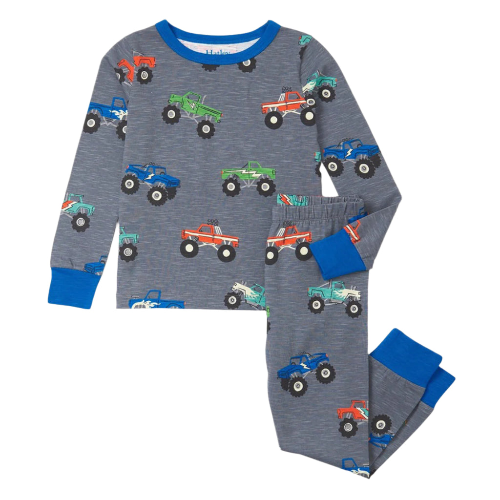 Boys Monster Trucks Pajama Set