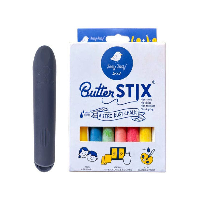 ButterStix® Set - 12 Pack of Assorted Colors With Holder-TOYS-Jaq Jaq Bird-Joannas Cuties