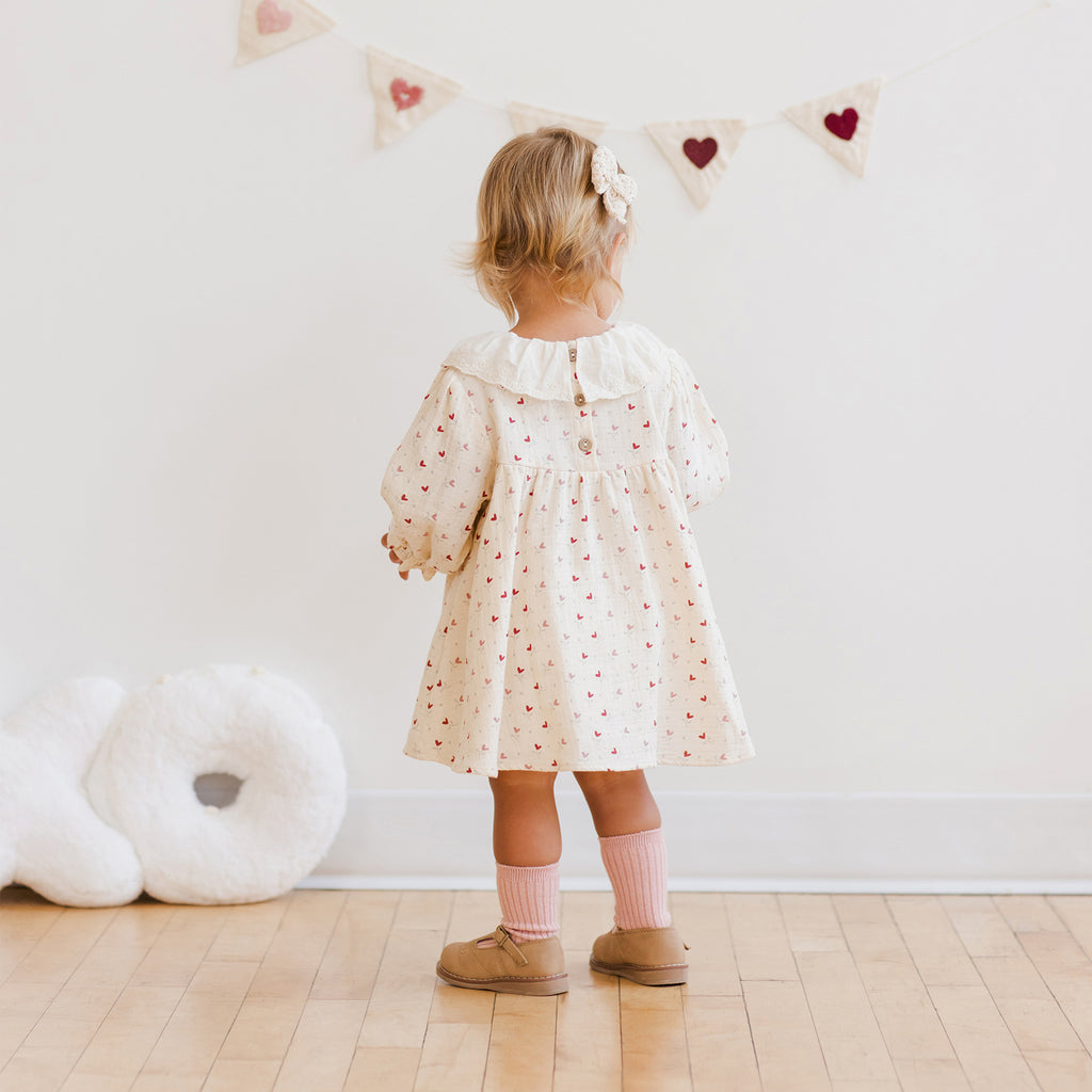 Callie Dress -Heart Ditsy