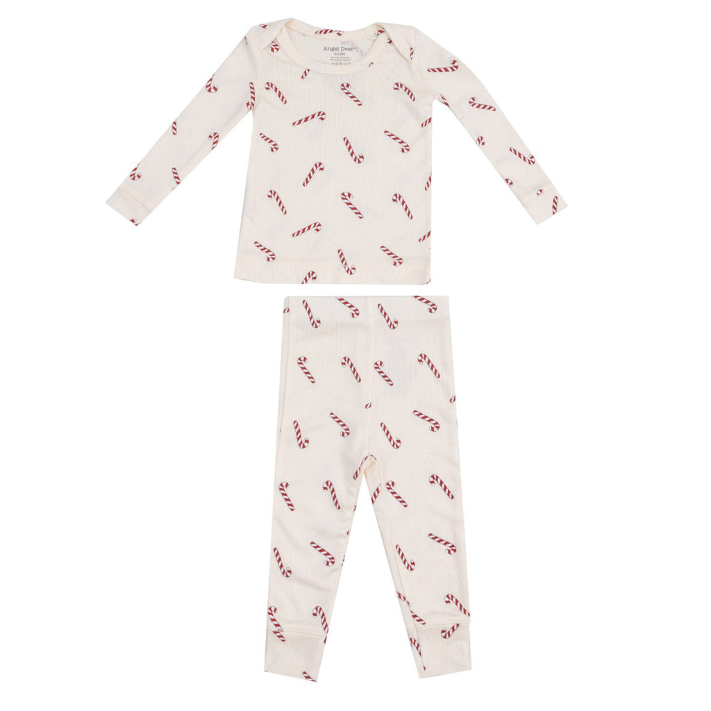 Candy Canes Rib - Lounge Wear Set