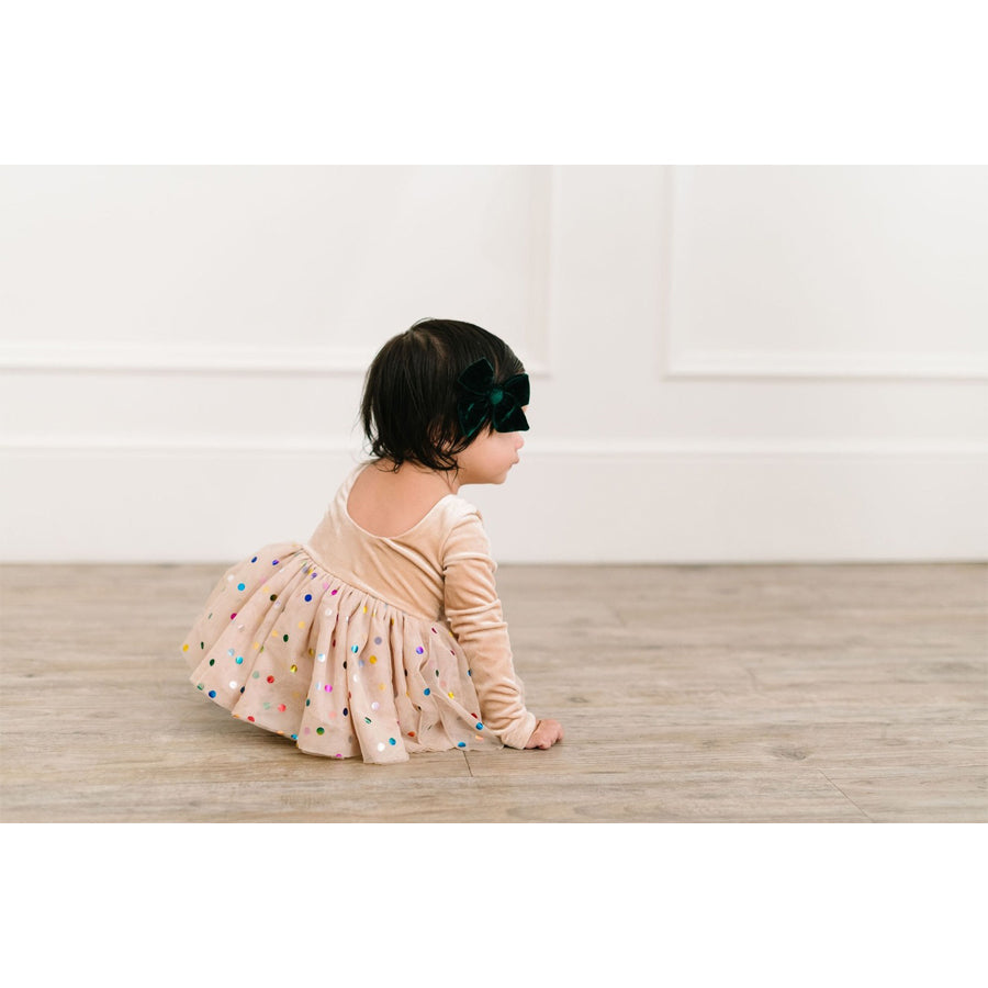 Carly Romper in Confetti Cream - Baby Bubble-DRESSES & SKIRTS-Ollie Jay-Joannas Cuties