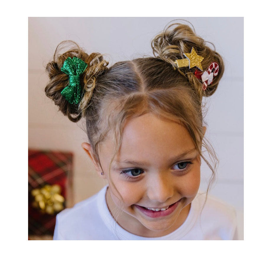 Christmas Clip Set-HAIR CLIPS-Sweet Wink-Joannas Cuties