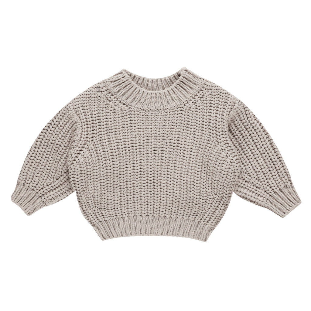 Chunky Knit Sweater - Fog