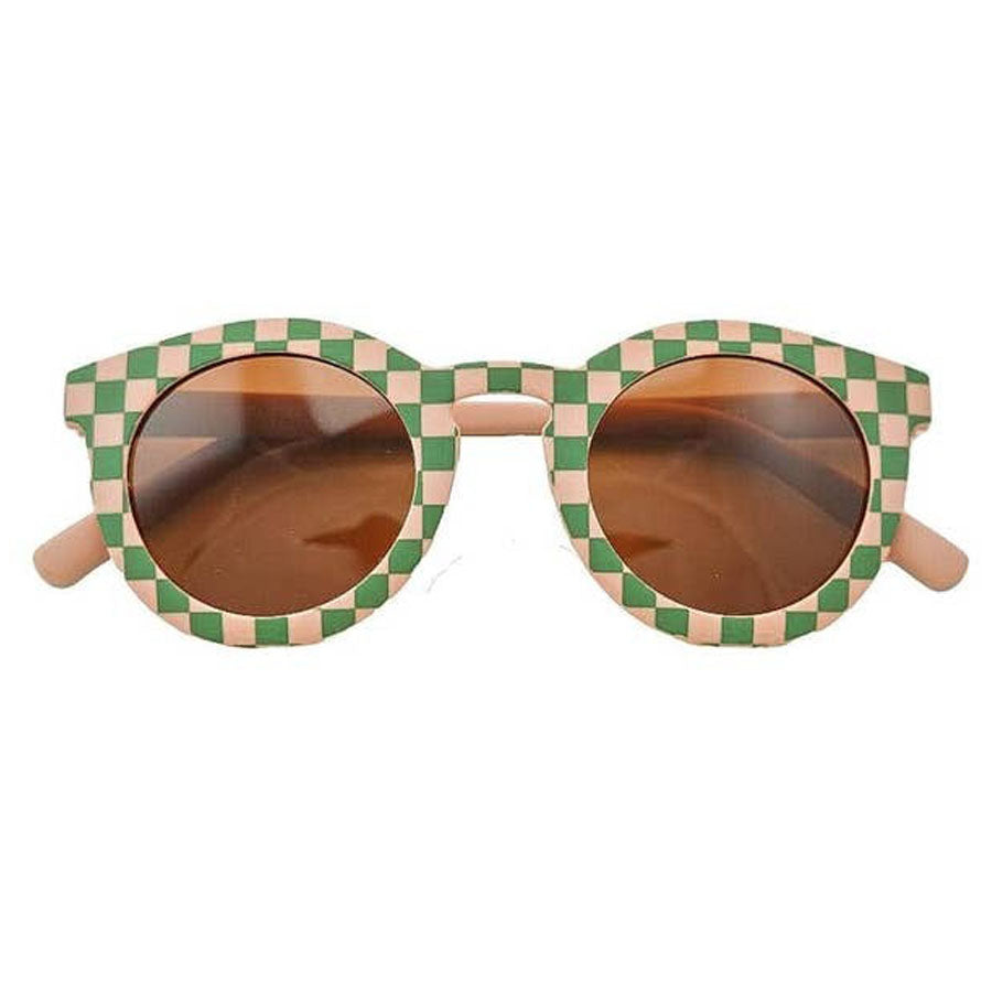 Classic Sunglasses - Checks Sunset + Orchard-SUNGLASSES-Grech & CO.-Joannas Cuties