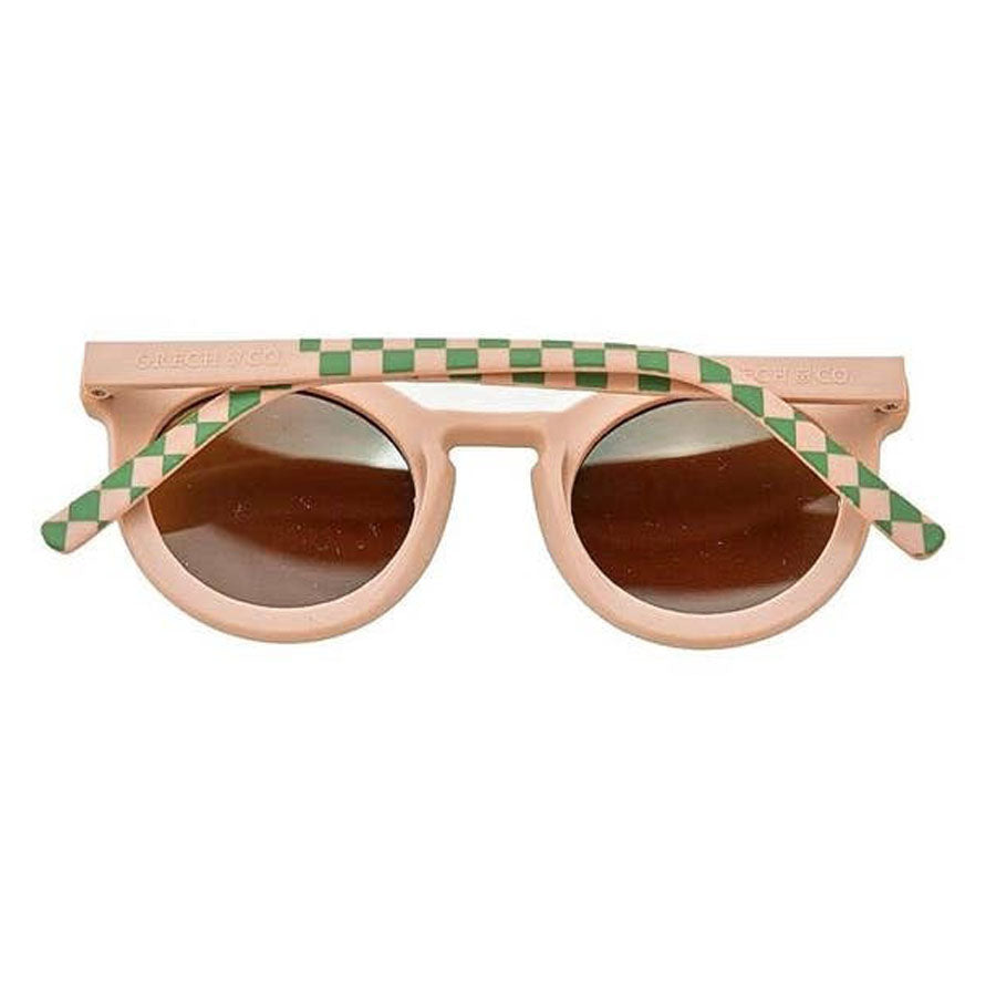 Classic Sunglasses - Checks Sunset + Orchard-SUNGLASSES-Grech & CO.-Joannas Cuties