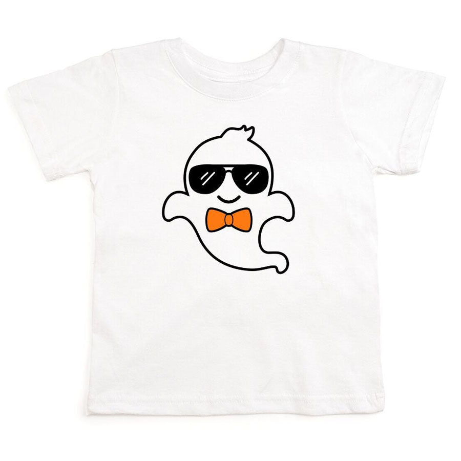 Cool Ghost Halloween Short Sleeve T-Shirt-TOPS-Sweet Wink-Joannas Cuties