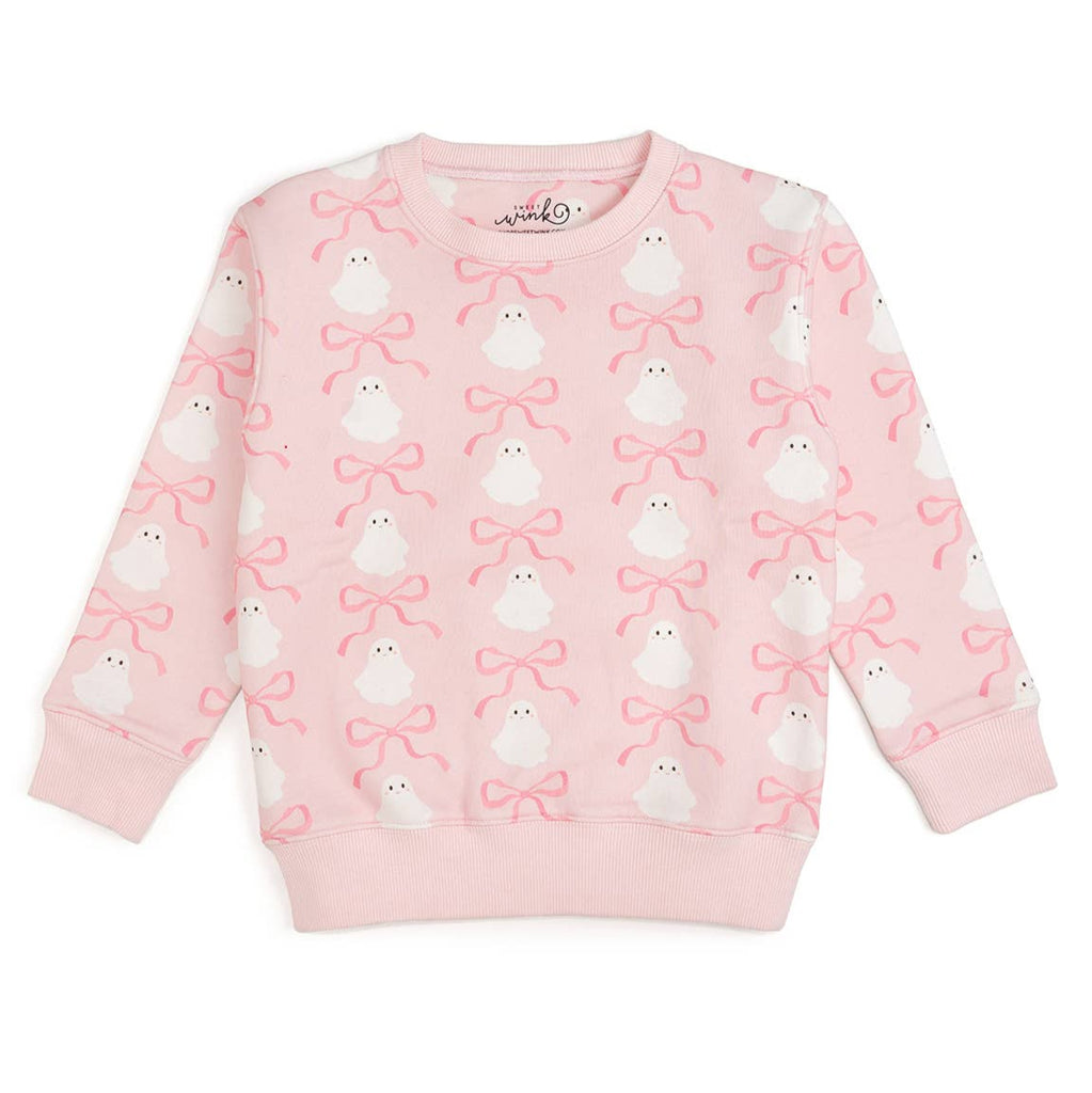 Coquette Ghost Halloween Sweatshirt