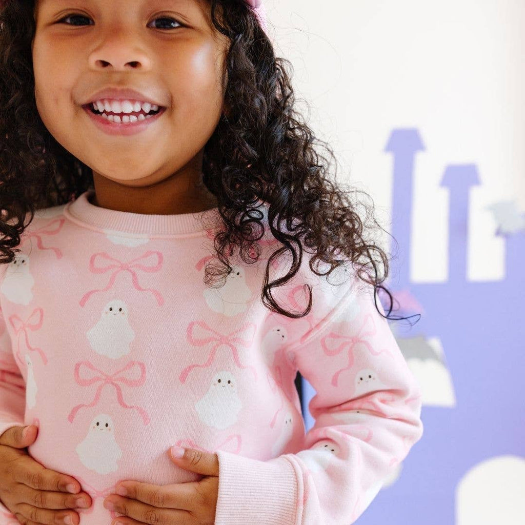 Coquette Ghost Halloween Sweatshirt