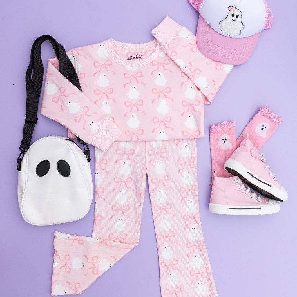 Coquette Ghost Halloween Sweatshirt