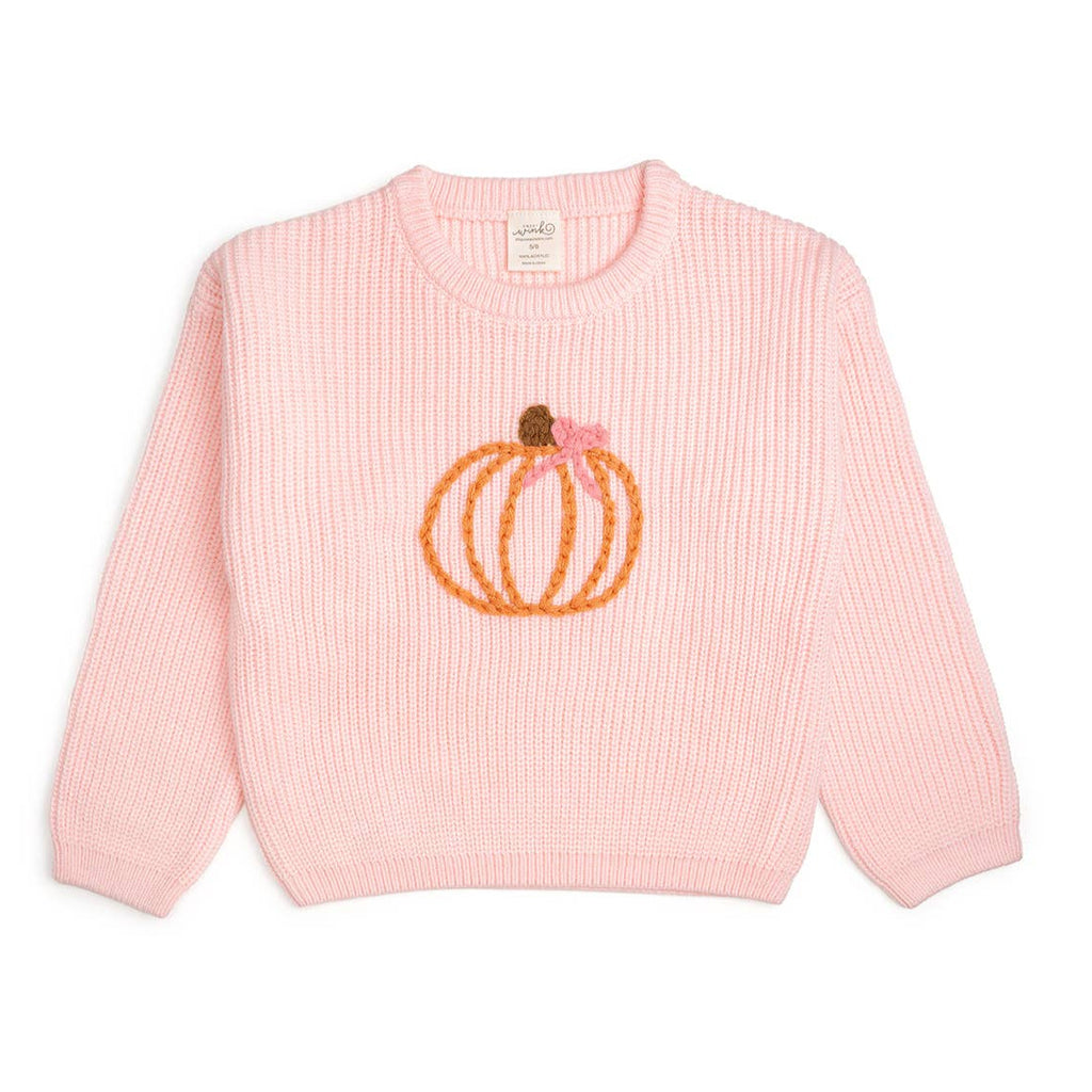 Coquette Pumpkin Knit Sweater
