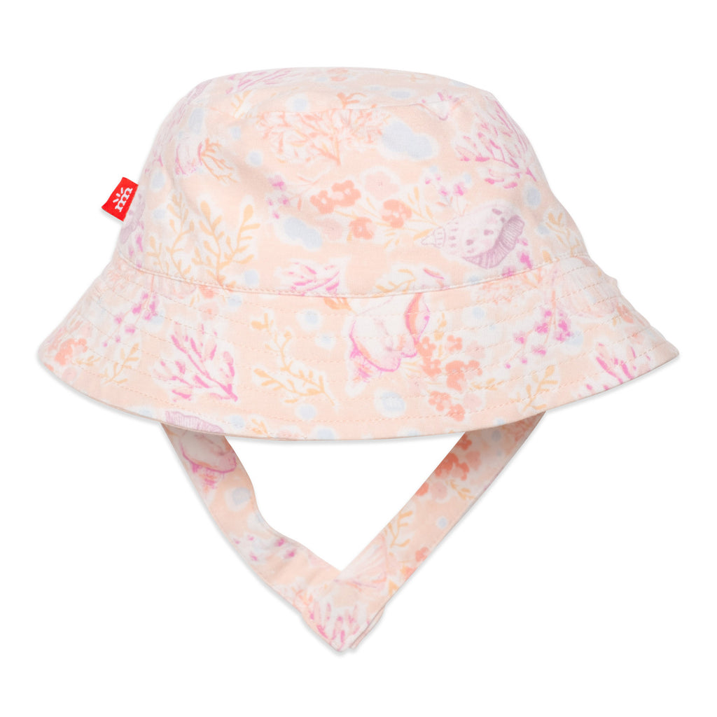 Coarl Floral Modal Magnetic Reversible Sun Hat
