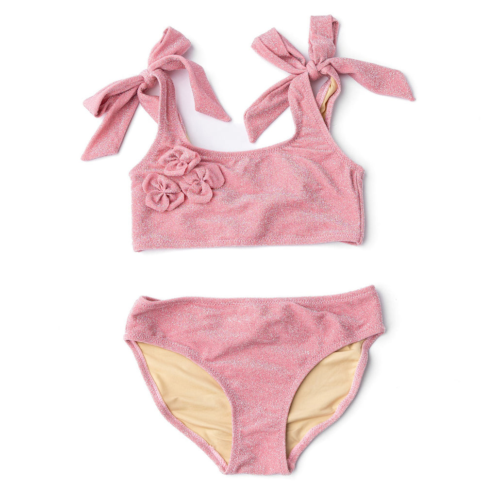 Maillot de bain une pièce avec nœud imprimé à l'épaule et maillot de Maillot de bain une pièce avec nœud imprimé à l'épaule et maillot de