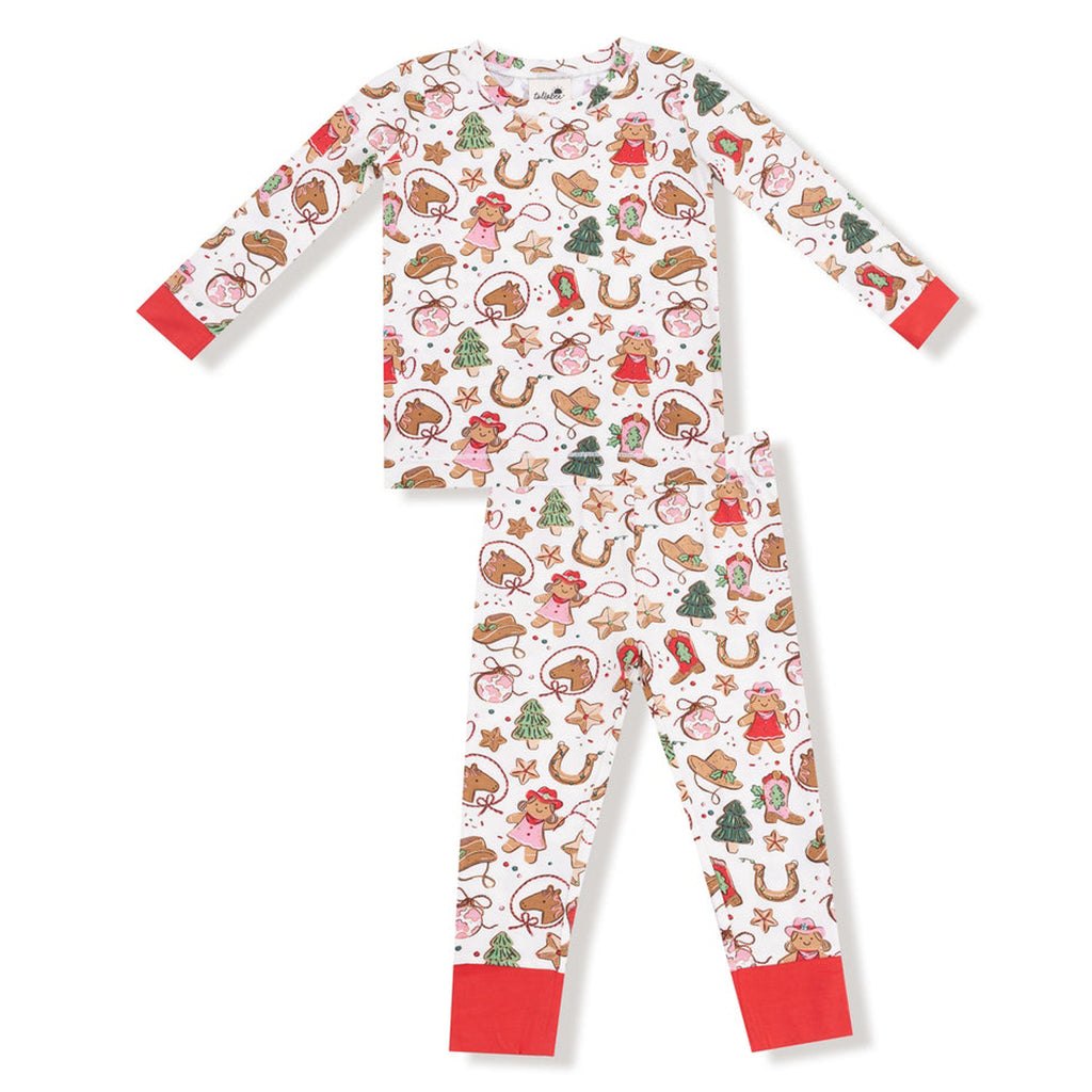 Cowgirl Christmas - Long Sleeve Loungewear Set
