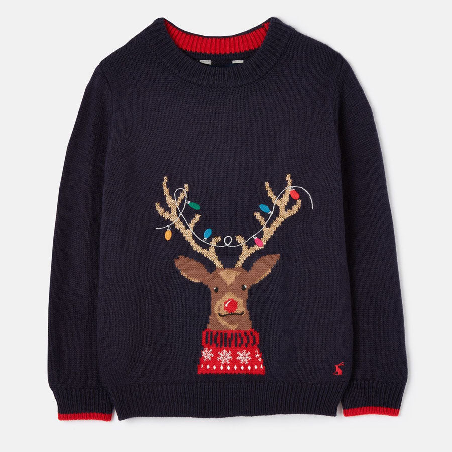 Cracking Intarsia Family Christmas Sweater-CARDIGANS & SWEATERS-Joules-Joannas Cuties
