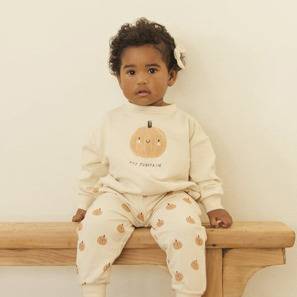 Relaxed Fleece Sweatshirt - Pumpkin