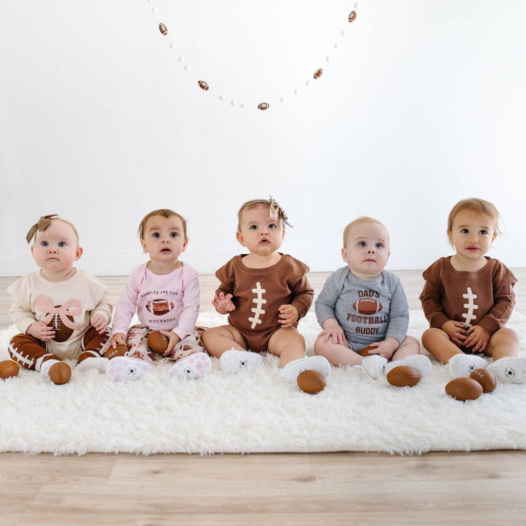 Dad's Football Buddy Long Sleeve Bodysuit