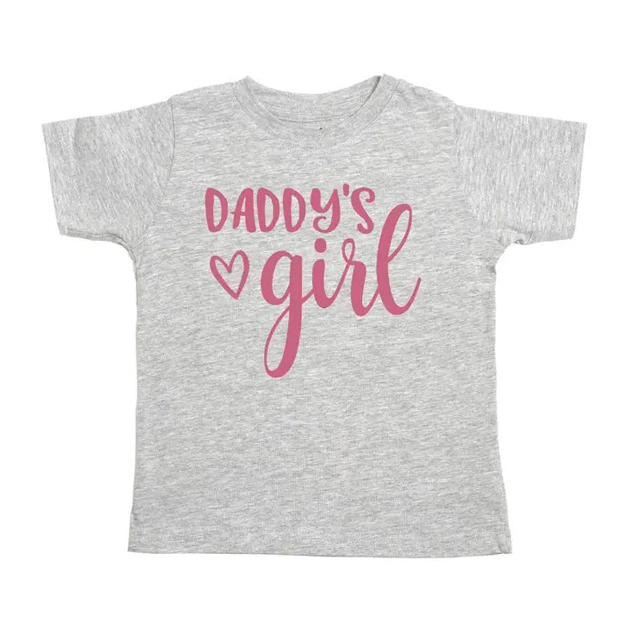 Daddy's Girl Heart Short Sleeve Shirt - Father's Day Kids-TOPS-Sweet Wink-Joannas Cuties
