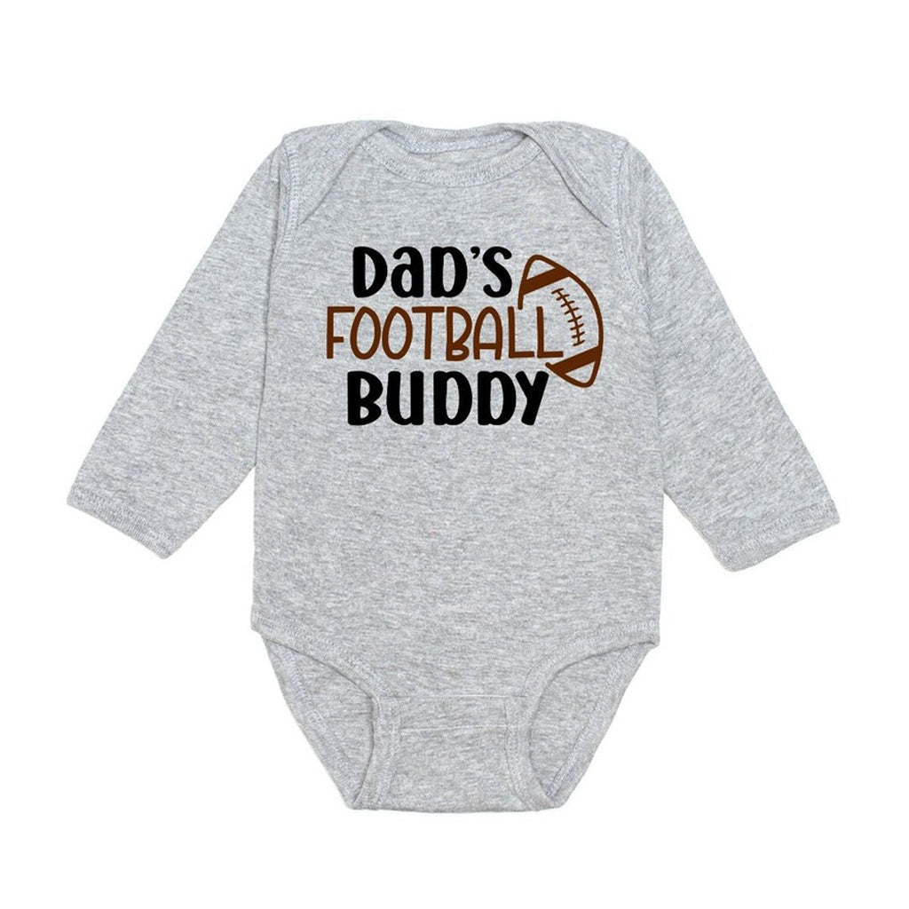 Dad's Football Buddy Long Sleeve Bodysuit