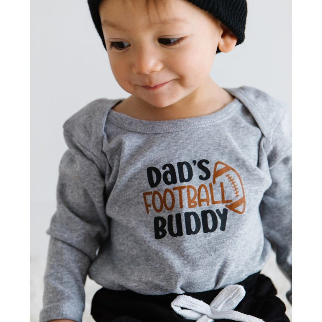 Dad's Football Buddy Long Sleeve Bodysuit