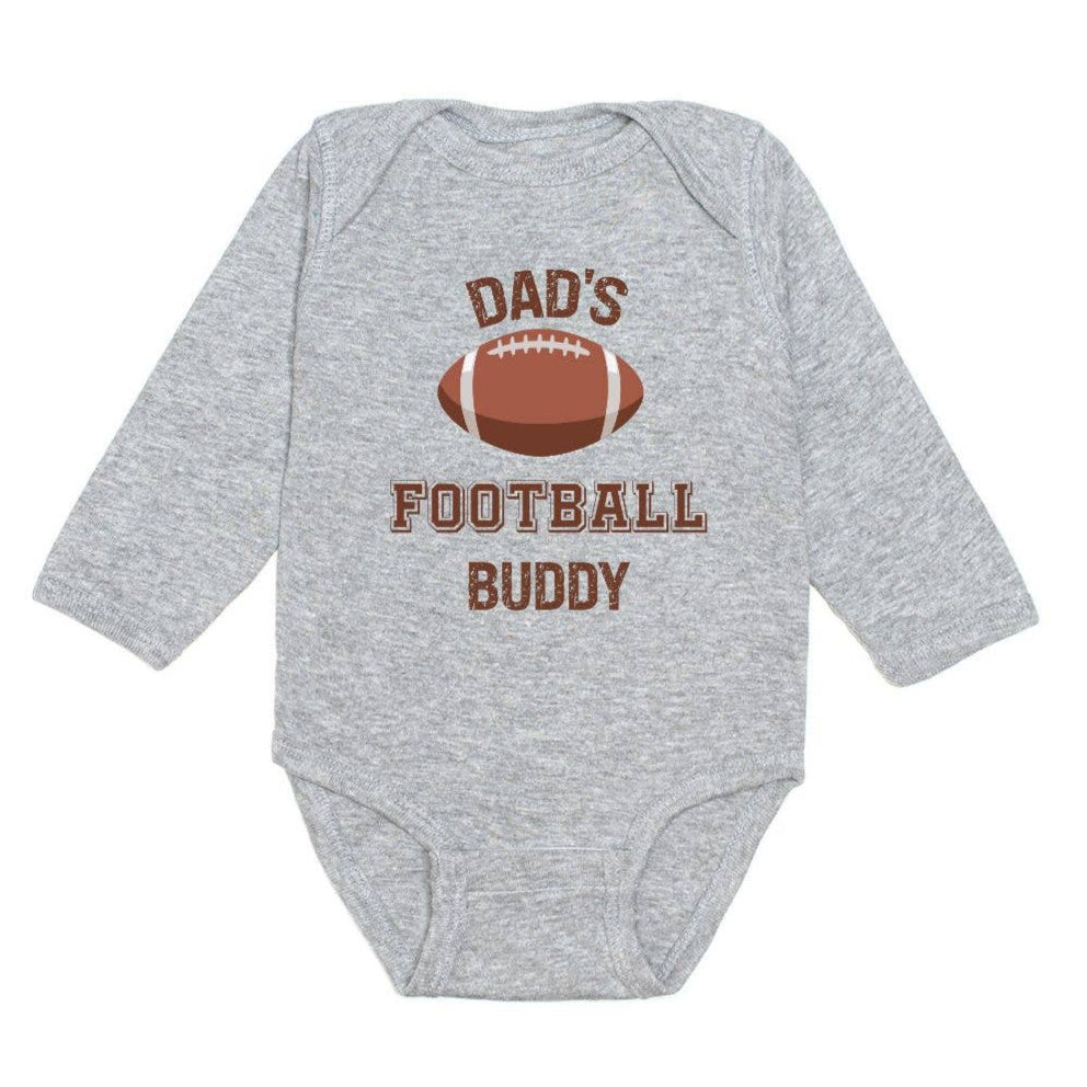 Dad's Football Buddy Long Sleeve Bodysuit