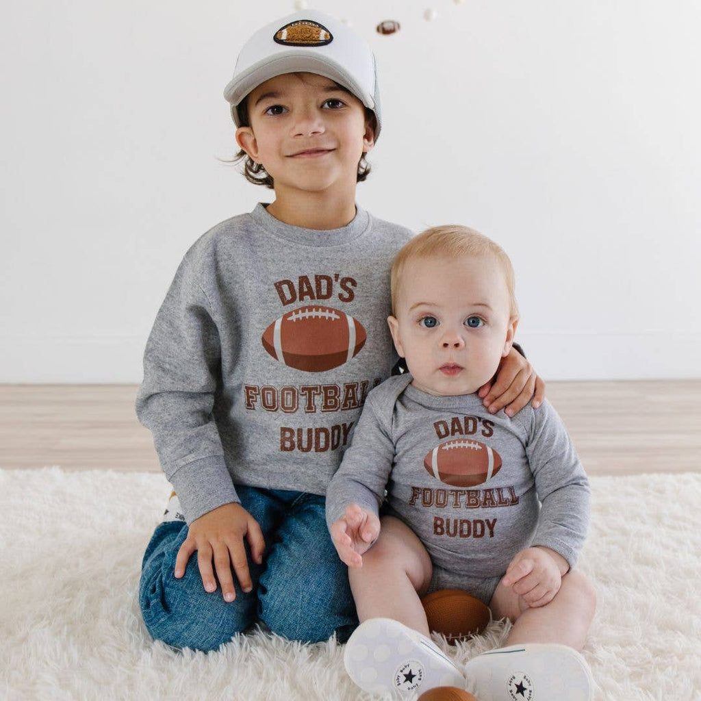 Dad's Football Buddy Long Sleeve Bodysuit