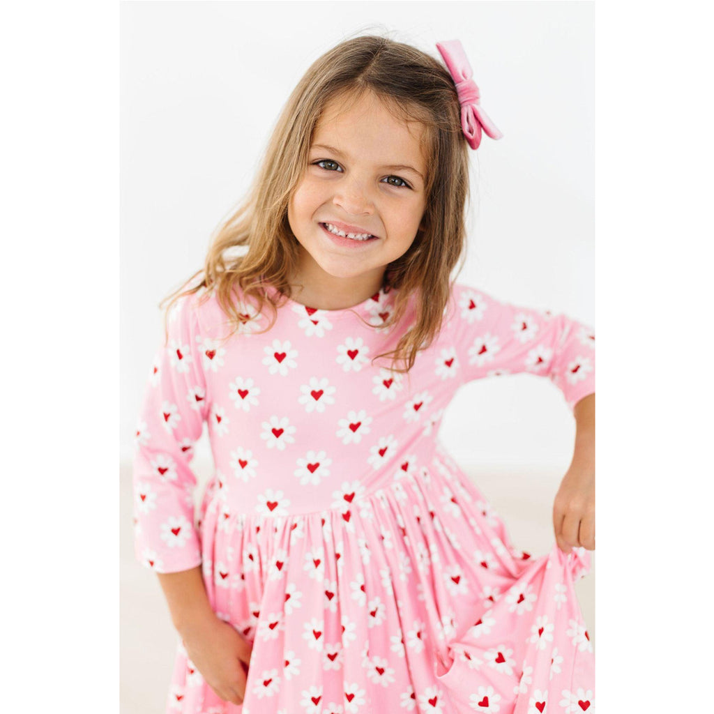 Daisy Delight Pocket Twirl Dress-DRESSES & SKIRTS-Mila & Rose-Joannas Cuties