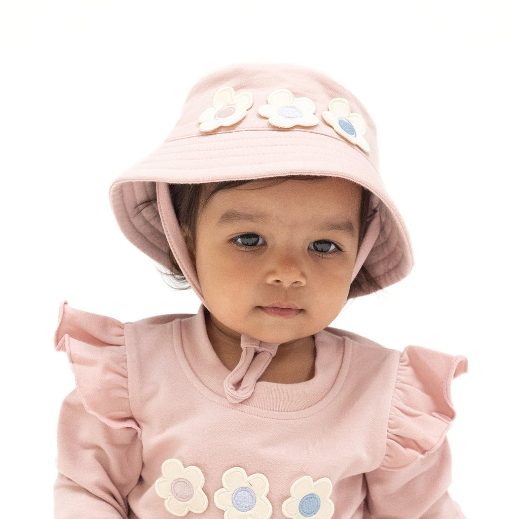 Daisy Pop French Terry Bucket Hat