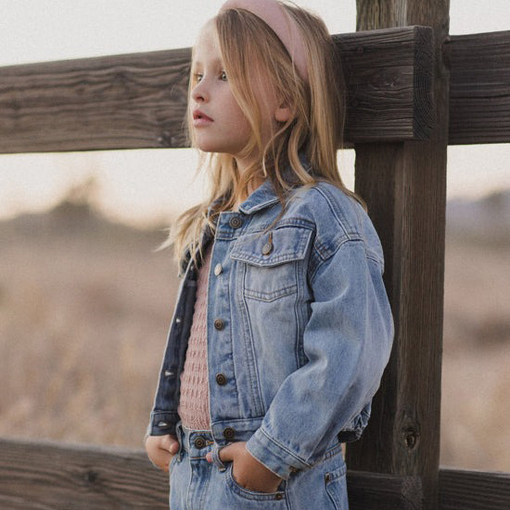 Denim Jacket - Light Washed Denim