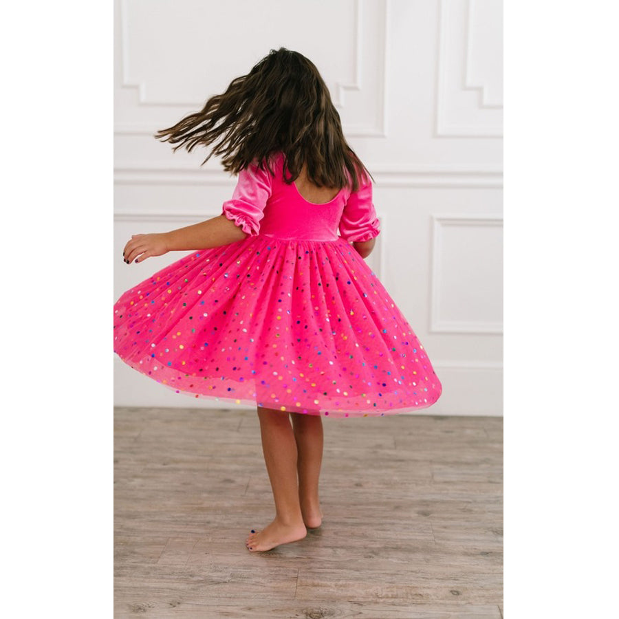 Diana Dress in Confetti Pop-DRESSES & SKIRTS-Ollie Jay-Joannas Cuties