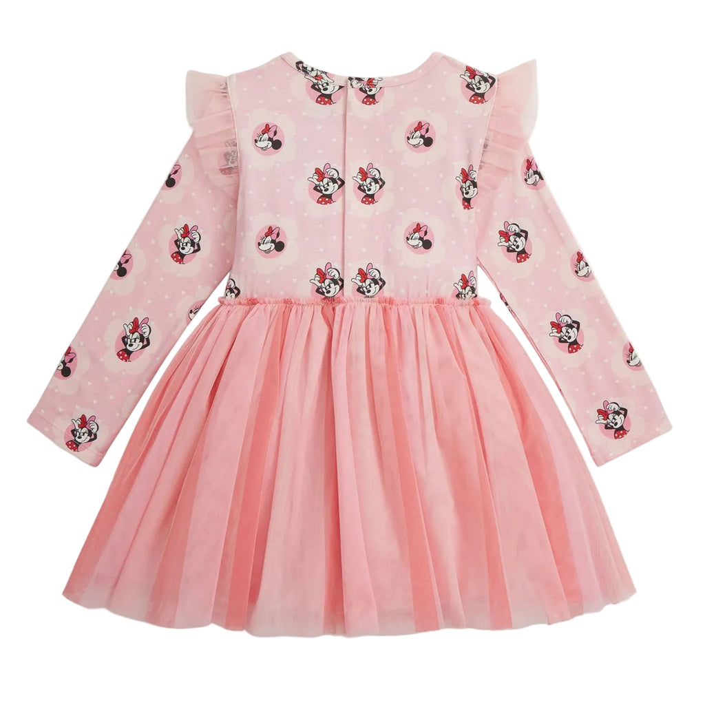 Disney Magnetic Me Minnie Galentines Day RightFit Magnetic Tutu Dress with Ruffle, 5Y