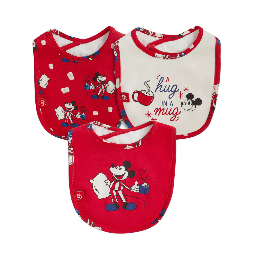 Disney Red Cocoa Club RightFit™- Magnetic Bib 3-Pack