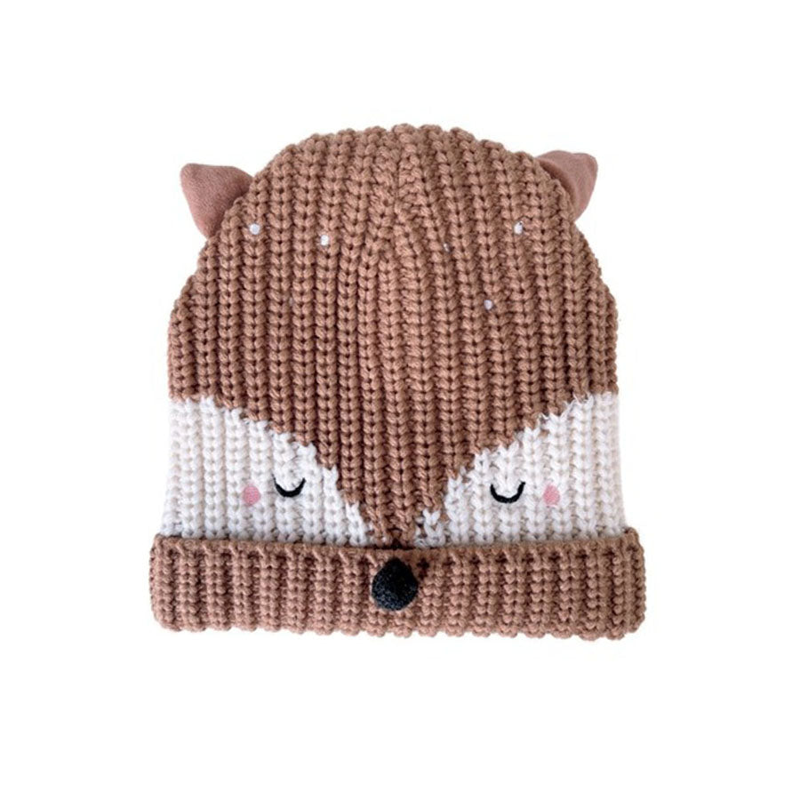 Doris Deer Knitted Hat-HATS & SCARVES-Rockahula Kids-Joannas Cuties