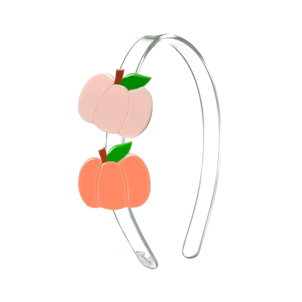 Double Pumpkins Coral Headband