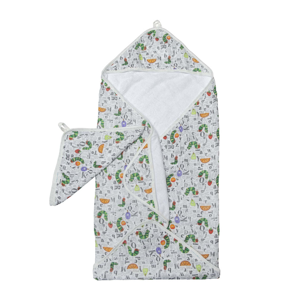 Eric Carle - Hooded Towel Set-TOWELS-LouLou Lollipop-Joannas Cuties