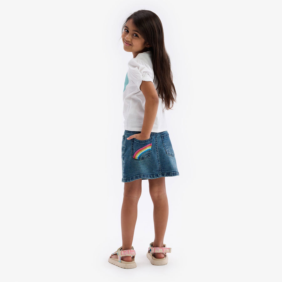 Essential Denim Skirt-DRESSES & SKIRTS-Hatley-Joannas Cuties