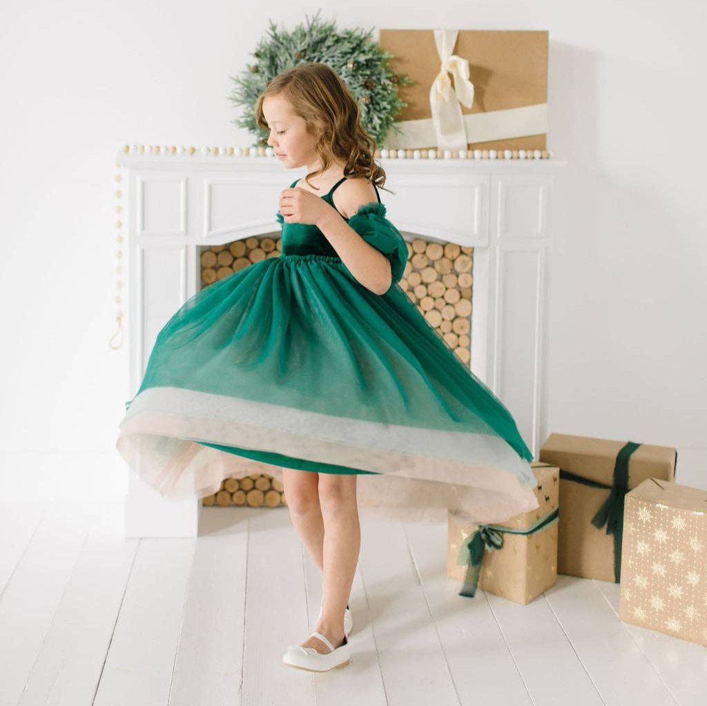 Everly Dress in Wintergreen Preorder