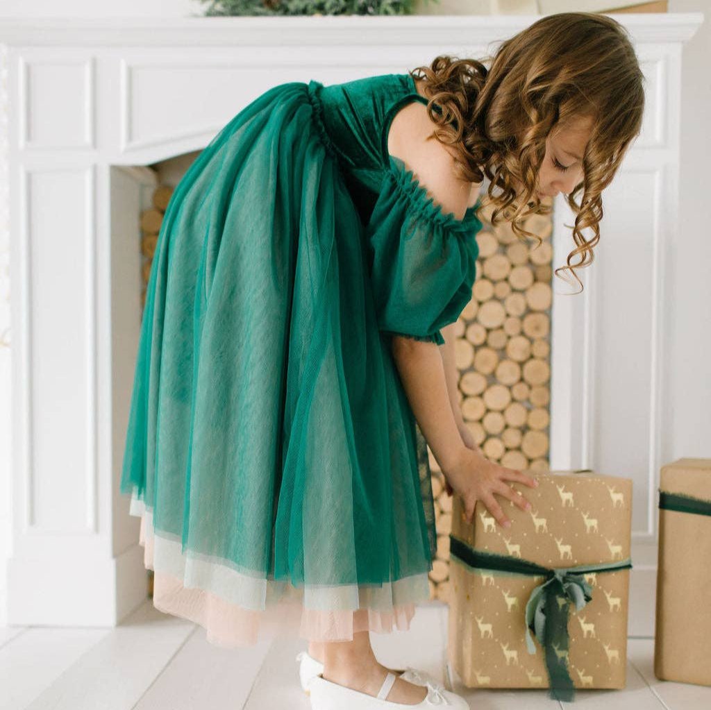 Everly Dress in Wintergreen Preorder