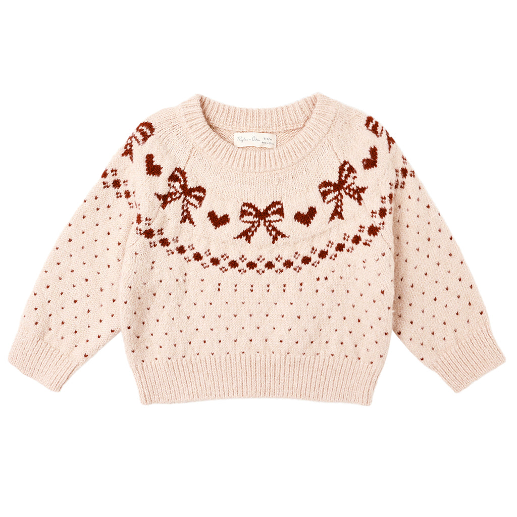 Fair Isle Sweater - Bows
