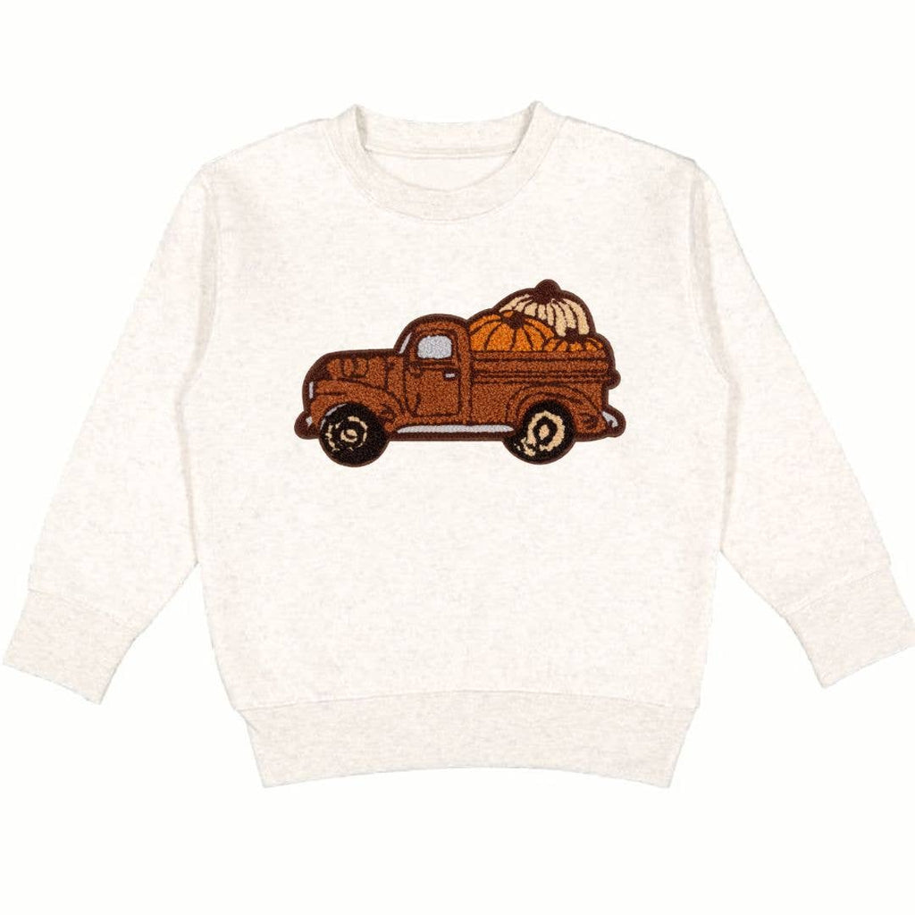 Fall Truck Patch Sweatshirt