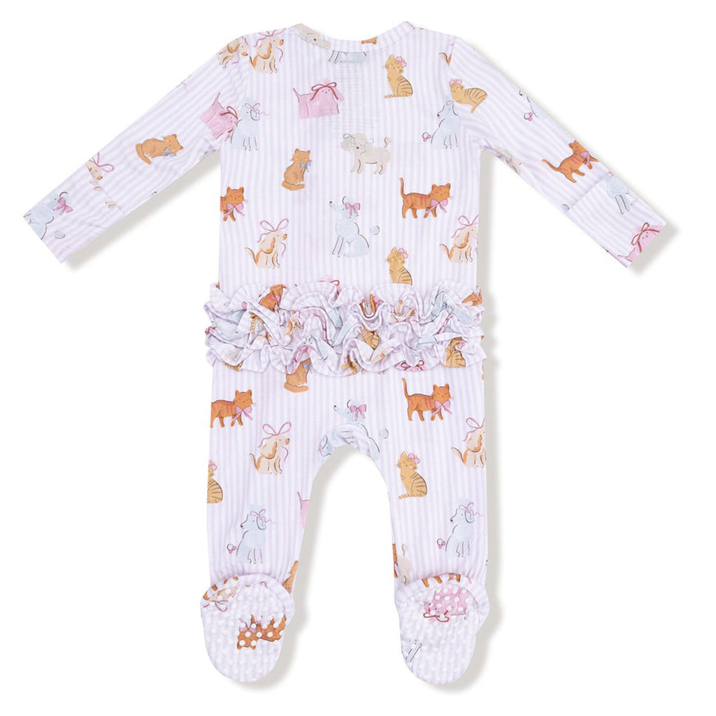 Fancy Pets - 2 Way Zipper Ruffle Back Footie