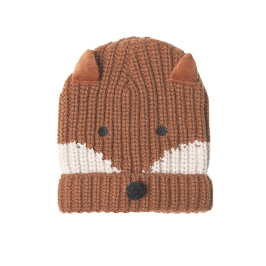 Felix Fox Knitted Hat-HATS & SCARVES-Rockahula Kids-Joannas Cuties