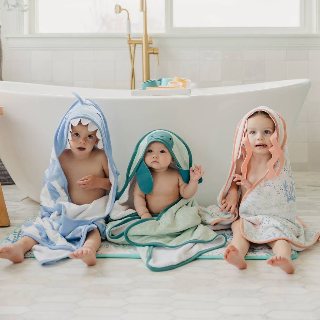 Finn Character Hooded Towel-TOWELS-Copper Pearl-Joannas Cuties