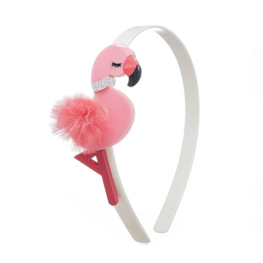Flamingo Headband-HEADBANDS-Lilies & Roses-Joannas Cuties